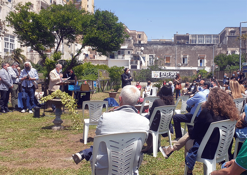 Torre Annunziata Villa Parnaso Inaugurazione Giardino Della Legalit